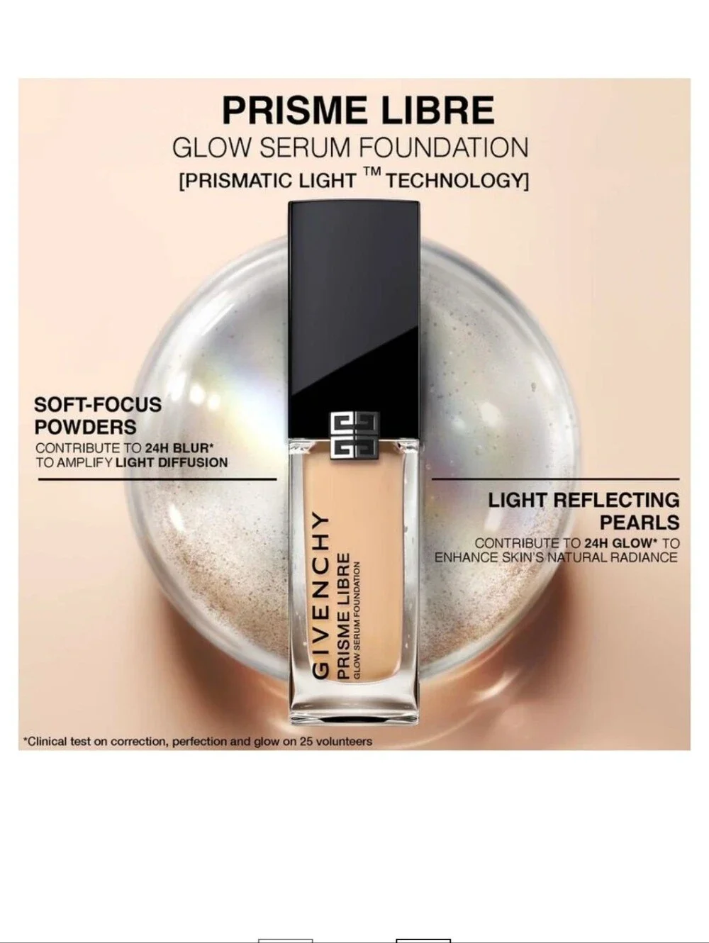 Givenchy Prisme Libre Glow Serum Foundation #0N